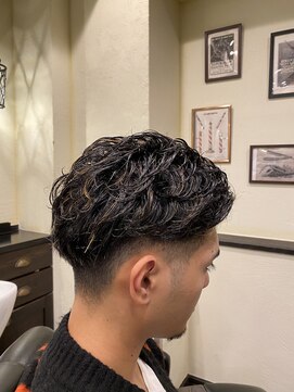 スカイシープレイス 錦糸町 宮城リョータ風パーマ[錦糸町/理容室/バーバー/フェード/パーマ]