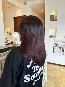 ブランシェ神領店 【AOIカラー】ワインレッドカラー