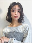 【Unami】くしゃっとボブパーマ 大楽