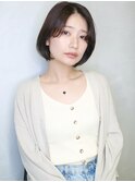 天神【BIRTH】ワンレンボブ前髪あり小顔ネビージュ20代30代 13
