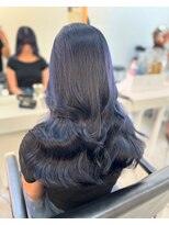 ブレンド 渋谷(BLend)&nbsp;縮毛矯正.レイヤーカット.ブルーブラック.髪質改善. ヘアカラー