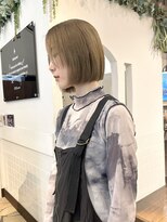 ココロクレド(COCOLO credo) 大人ボブ × オリーブベージュ