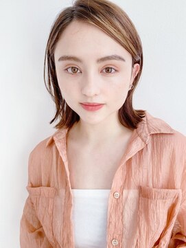 ケーツー エソラ池袋店(K-two) タイトボブ×ハイライト［髪質改善/池袋&目白&大塚］