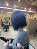 ボブ/ブルージュカラー/ブリーチ/ダブルカラー/駅南
