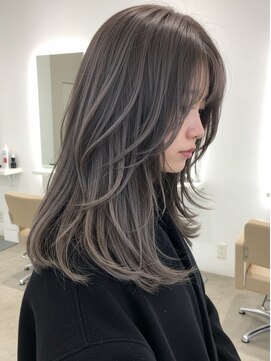 エル 新小岩(elu) 美髪/ワイドバング/レイヤーカット/くすみベージュ/新小岩駅