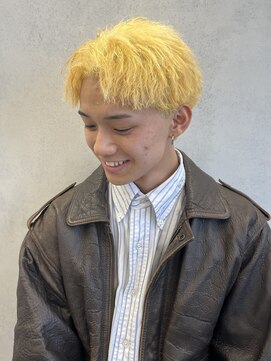 ルースト 西院店(ROOST) MEN’S HAIR/サーフカール/刈り上げセンターパート/髪質改善