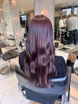 ヘアサロンガリカアオヤマ(hair salon Gallica aoyama) 艶感たっぷりの深みのあるラベンダーカラー