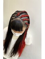 ガルボヘアー 桟橋店(garbo hair)&nbsp;ハーフコーンロウ エクステあり 特殊セット イベントセット