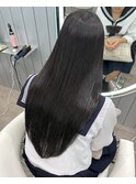 巻ける縮毛矯正×レイヤーカット 髪質改善 地毛風ストレート
