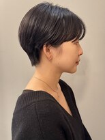 サンプラス(san+)&nbsp;ショートカット耳掛けショートシースルー地毛風カラー/木梨健太