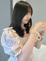 シエル バイ ケンジ 登戸 生田(CIEL by KENJE)&nbsp;韓国ヘアレイヤーカット前髪顔周り小顔カットミディアム