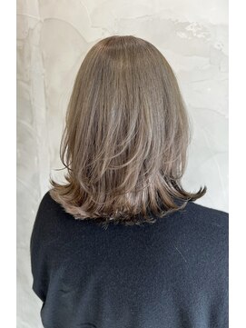 クロトバイキング(Qlotho by KING) 【Qlotho ＳＨＯＧＯ】レイヤーボブ　ミルクティーベージュ