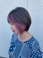 グラム 岡崎北店(gram)&nbsp;ショートボブにフェイスフレーミング♪白髪ぼかしにも◎