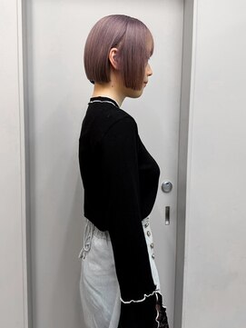 ヴァーディ オモテサンドウ(Vardy omotesando) purple/モーブカラー ラベンダー ハイトーンボブ