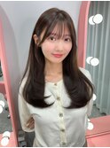 前髪カット/顔まわりレイヤー/韓国ヘア/ナチュラル女子/上品ヘア