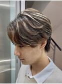 メンズハイライト/金メッシュ/ハイライトメッシュ