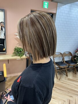 ベージュハイライトカラー1205