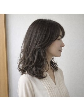 スープレックス ヘアーデザイン(SOUPREX HAIR DESIGN) セミロングミセスデジタルパーマ　20代 30代 40代 50代 60代