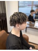 メッシュツイストパーマ