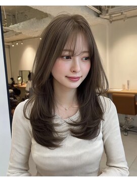 ケシキ 表参道 原宿(kesiki.) 20代30代40代くびれレイヤー顔周りカットハッシュカット
