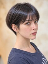 ヘアーリゾートガーデン 南林間店(Hair Resort Garden)&nbsp;透明感ダークグレージュ×丸みハンサムショート