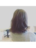 。。。。。透明感。。。ミディアムパーマのカタチ。。。
