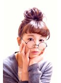 <aivee>モードレトロなお団子ヘアアレンジ♪
