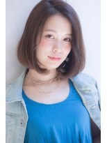 ロンドアベニール 北千住(Lond avenir)&nbsp;【lond  本田奈穂美】センターパートのワンレンボブ