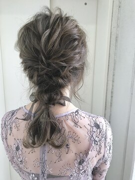 ヘアーデザイン シュシュ(hair design Chou Chou by Yone) 編みおろしヘアアレンジ♪