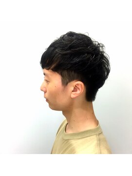 ユキオ オブ ヘアー(YUKIO of Hair) 【ツーブロック】ネープレス×アップバング×無造作ショート
