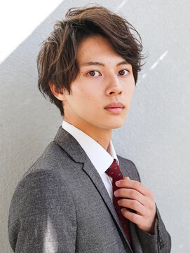 アフロート ディル(AFLOAT D'L) 好感度アップ ビジネス ショートレイヤー かき上げヘア