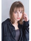 Aimee 切りっぱなしボブ×アッシュグレージュ
