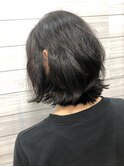 外ハネパーマ