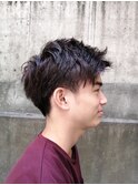 Thanks  hair     wブロックショート