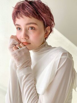 ガレージ バイ グリーン 原宿 表参道(Garage by green) 【loki】ハイトーン×マッシュショート