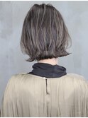 外はねハイライトボブ