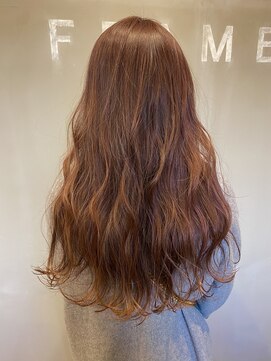 フレーム なんば店(FRAME) 透明感×暖色系カラー♪