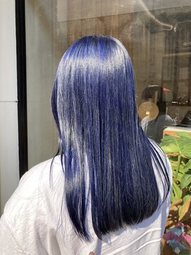 アンジェリカ 天理店(ANGELICA) 色落ちも綺麗！ブルーカラー【川崎優太】