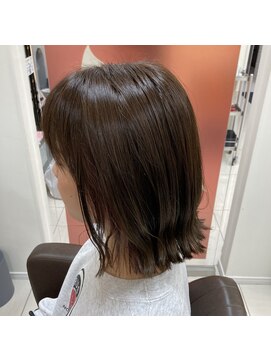 アールモンドヘア新世界 【北見】＃切りっぱなしボブ＃インナーカラー