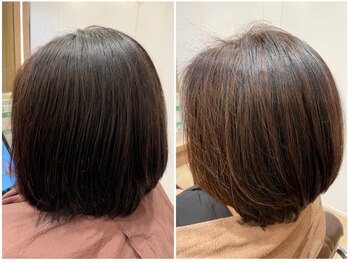 ヘア プレゴ 東陽町店(hair Prego)の写真/白髪染めでも明るさを楽しめる「白髪ぼかし」