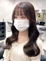 シティ(CITY)&nbsp;シースルーぱっつん前髪/ショコラブラウン【大塚】