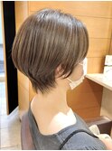 ナチュラルハイライト×大人ショートスタイル☆