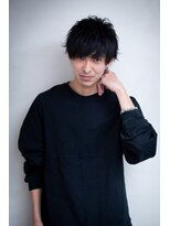 ヘアーアートシフォン 川口東口店(hair art chiffon)&nbsp;波巻きスパイラルパーマソフトツーブロックマッシュ