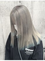 ビスポーク(BESPOKE)&nbsp;20代30代ダブルカラーブリーチアッシュ裾カラー