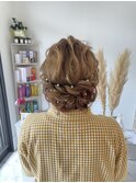 ふわっとシニヨン