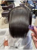 髪質改善ストレートです
