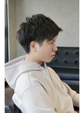 アトラ(attra) お客様ヘア【ツーブロアップバングショート】