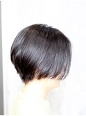 ショートでも縮毛矯正OK♪ふんわり毛束感のショートボブ[三鷹］