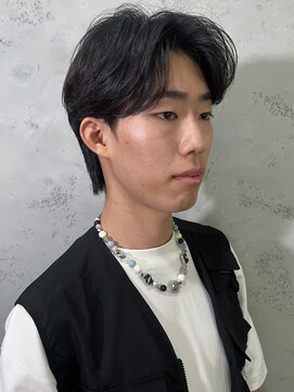 ノラ ヘアーサロン(NORA HAIR SALON) 【石山】センターパート襟足刈り上げなし