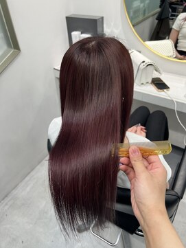 トランス(TRUNS) カット+ケアカラー+髪質改善ULTOWAトリートメント